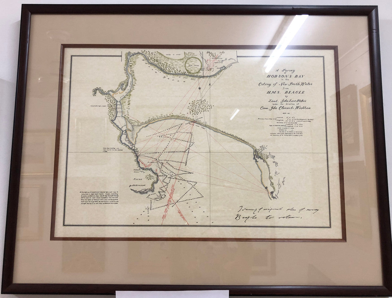 Modern Hand drawn Cartographers Map | Antique & Vintage | Moonee Ponds Antiques | Australia Wide Delivery
