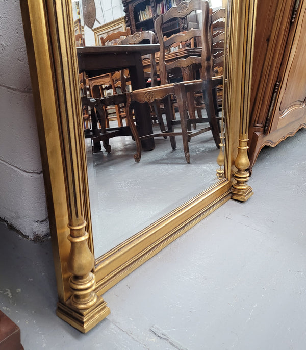 Stunning French Henry II gilt mantle mirror With Original Mirror. It has loads of charter and has been sourced from France. It is in good original detailed condition.
