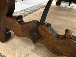 French Spanish Style Oak Dining Table | Antique & Vintage | Moonee Ponds Antiques | Australia Wide Delivery