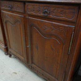 French Provincial Oak Small Buffet