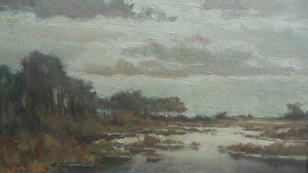Framed French Oil On Canvas | Antique & Vintage | Moonee Ponds Antiques | Australia Wide Delivery