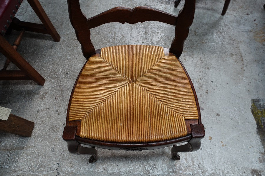 Set of 8 French Oak Dining Chairs | Antique & Vintage | Moonee Ponds Antiques | Australia Wide Delivery