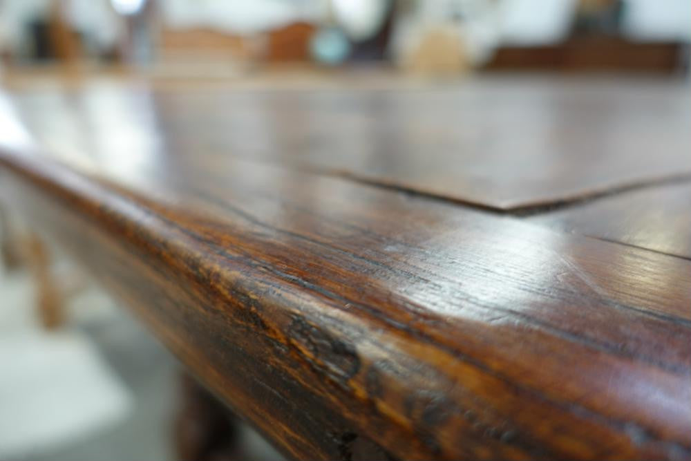 2.4 Meter French Oak Farmhouse Dining Table | Antique & Vintage | Moonee Ponds Antiques | Australia Wide Delivery