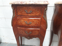 Pair Of French Louis XV Style Miniature Commode Bedsides | Antique & Vintage | Moonee Ponds Antiques | Australia Wide Delivery