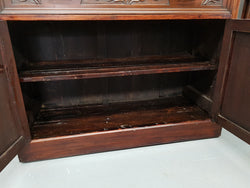 Walnut Edwardian Bookcase With Pull Out Secretaire | Antique & Vintage | Moonee Ponds Antiques | Australia Wide Delivery