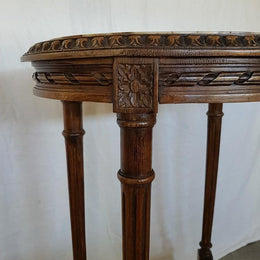French Marble Top Occasional Table