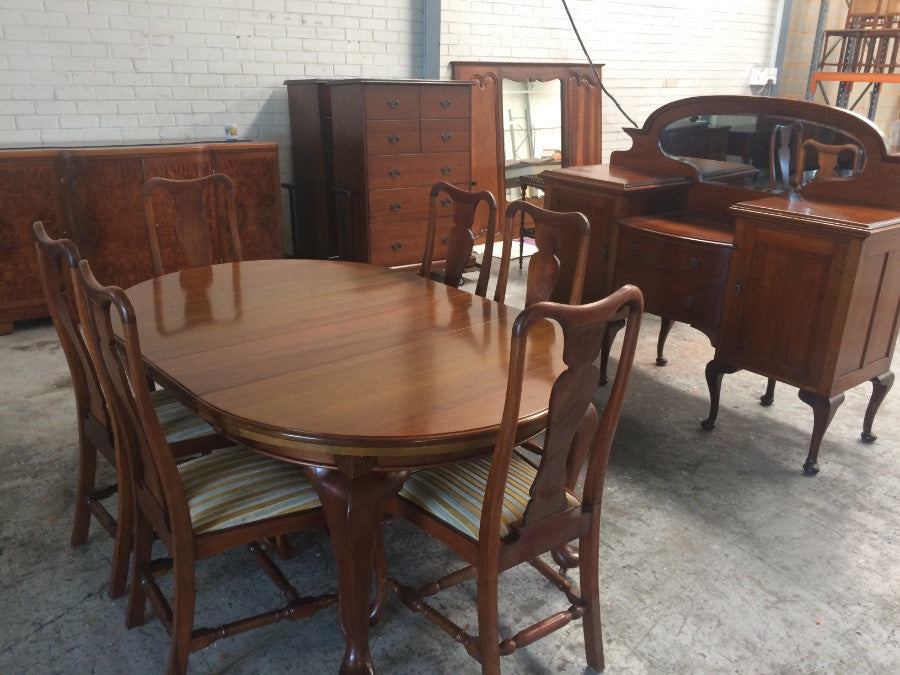 Clearance Australian Blackwood Dining Suite | Antique & Vintage | Moonee Ponds Antiques | Australia Wide Delivery