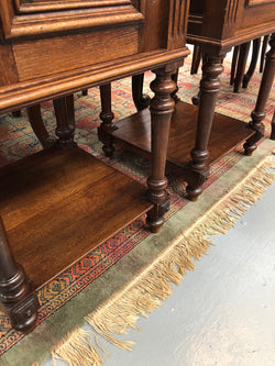 French Oak Marble Topped Bedsides | Antique & Vintage | Moonee Ponds Antiques | Australia Wide Delivery
