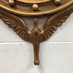 Rare Wooden Framed Convex Mirror | Antique & Vintage | Moonee Ponds Antiques | Australia Wide Delivery