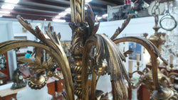 French Gilt Bronze Chandelier | Antique & Vintage | Moonee Ponds Antiques | Australia Wide Delivery