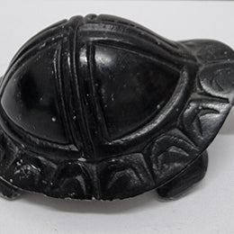 Vintage Hand Carved Zimbabwe Hard Stone Turtle