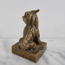 Bronze mid 19th Century Chinese Foo dog seal. It has been sourced locally and is in good original condition.