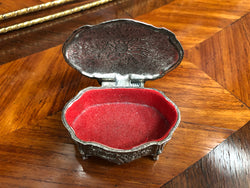 Vintage Metal Trinket Box With Cherubs | Antique & Vintage | Moonee Ponds Antiques | Australia Wide Delivery