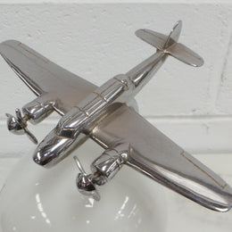 Rare Art Deco Aeroplane Lamp