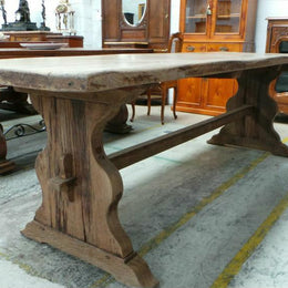 Light French Oak Dining Table