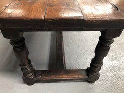Early 19th Century French Figured Elm Farmhouse Table | Antique & Vintage | Moonee Ponds Antiques | Australia Wide Delivery