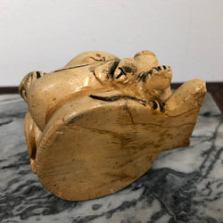 Vintage carved statue of Smiling Buddha | Antique & Vintage | Moonee Ponds Antiques | Australia Wide Delivery