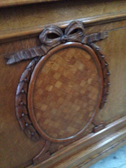 French Oak Queen Size Bed | Antique & Vintage | Moonee Ponds Antiques | Australia Wide Delivery