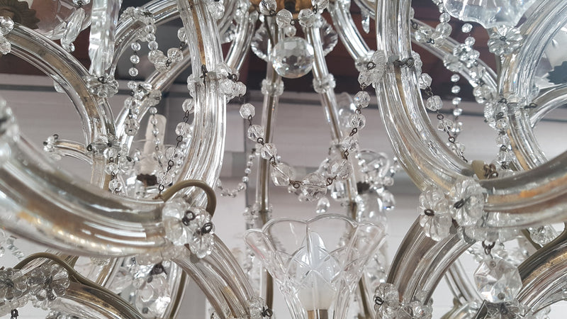 Fine French Parisian Crystal Chandelier