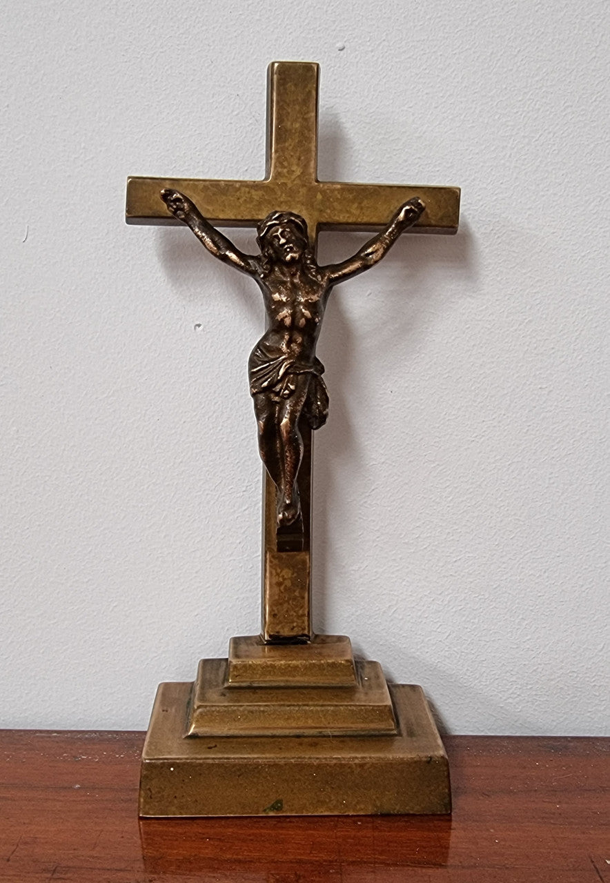 Antique Bronze Crucifix | Antique & Vintage | Moonee Ponds Antiques | Australia Wide Delivery