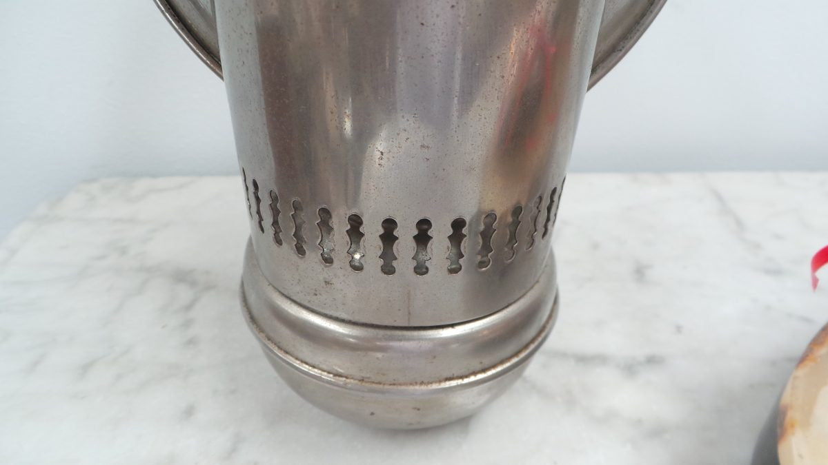 Antique Kerosene Metal Lamp With Reflector | Antique & Vintage | Moonee Ponds Antiques | Australia Wide Delivery