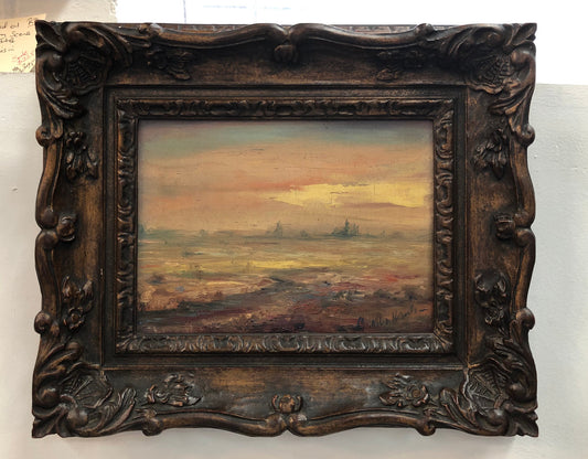 Beautiful Framed Oil On Canvas