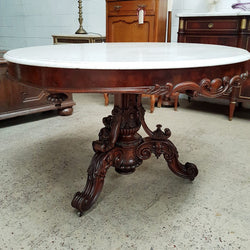 French Flame Mahogany Napoleon III Style Centre Table | Antique & Vintage | Moonee Ponds Antiques | Australia Wide Delivery
