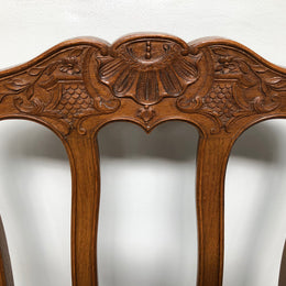 A Pair Of French Oak Carvers