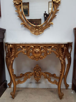 French Gilt Louis XIV style Console Table | Antique & Vintage | Moonee Ponds Antiques | Australia Wide Delivery