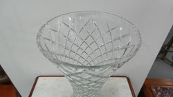 A Large Heavy Vintage Crystal Vase | Antique & Vintage | Moonee Ponds Antiques | Australia Wide Delivery