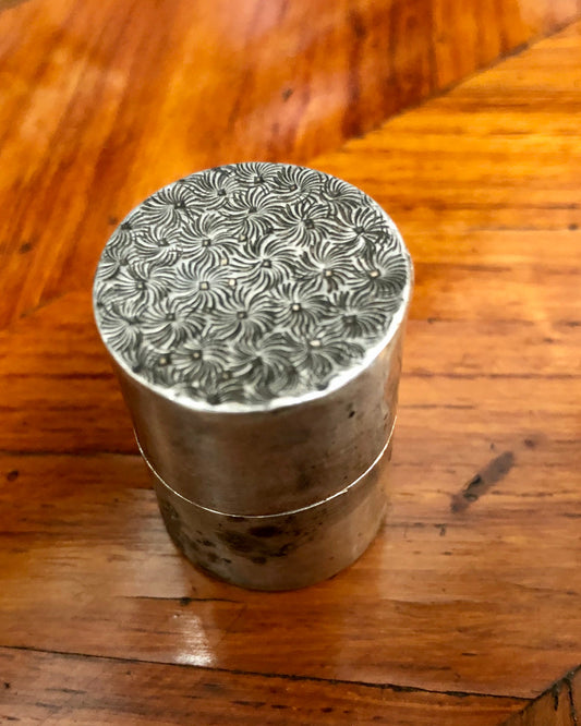 Rare Antique Australian Silver Vesta Case With Original Matches