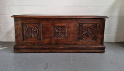 Early 19th Century French Chestnut Wood Coffer | Antique & Vintage | Moonee Ponds Antiques | Australia Wide Delivery