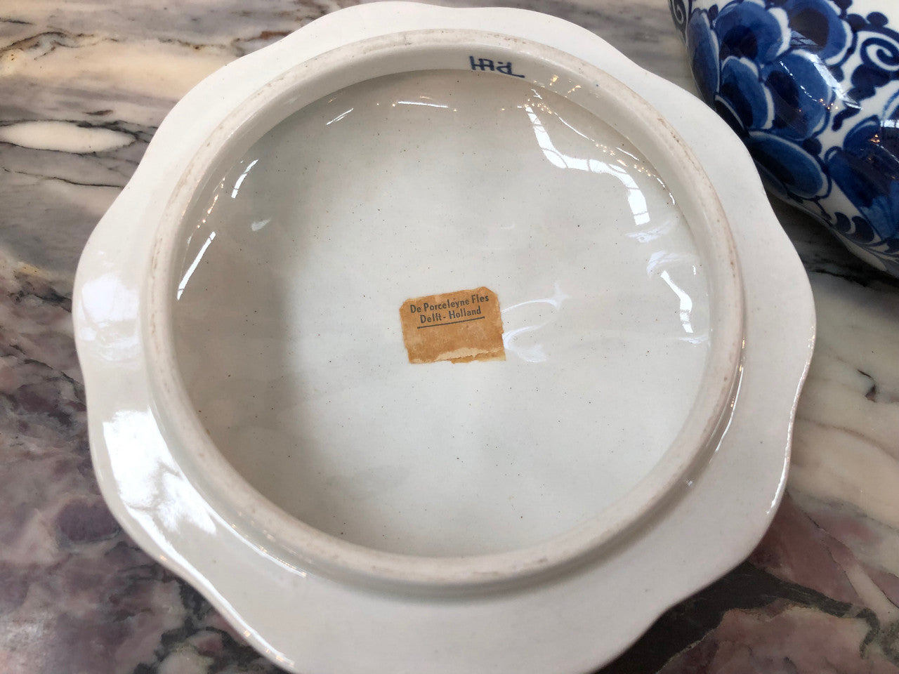Beautiful Delft Lidded Bowl | Antique & Vintage | Moonee Ponds Antiques | Australia Wide Delivery
