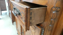 Beautiful Carved French Oak Buffet | Antique & Vintage | Moonee Ponds Antiques | Australia Wide Delivery