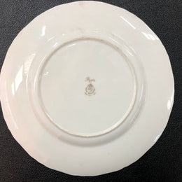 Royal Worcester Hand Painted & Gilt Rim Cottage Plate By Raymond Rushton