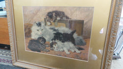 An Original Pears Print Of Kittens Playing | Antique & Vintage | Moonee Ponds Antiques | Australia Wide Delivery