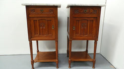 French Arts And Crafts Oak Bedside Cabinets | Antique & Vintage | Moonee Ponds Antiques | Australia Wide Delivery