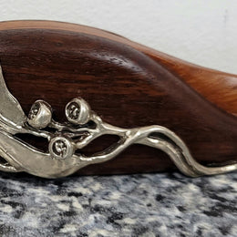 Australian Cedar and sterling silver letter opener. In good original condition, please view photos as they help form part of the description.
