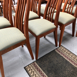 Set Of 8 Custom Made Mackintosh Style Dining Chairs