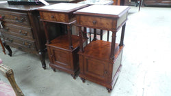 Pair of High End Mahogany Bedside Cabinets | Antique & Vintage | Moonee Ponds Antiques | Australia Wide Delivery