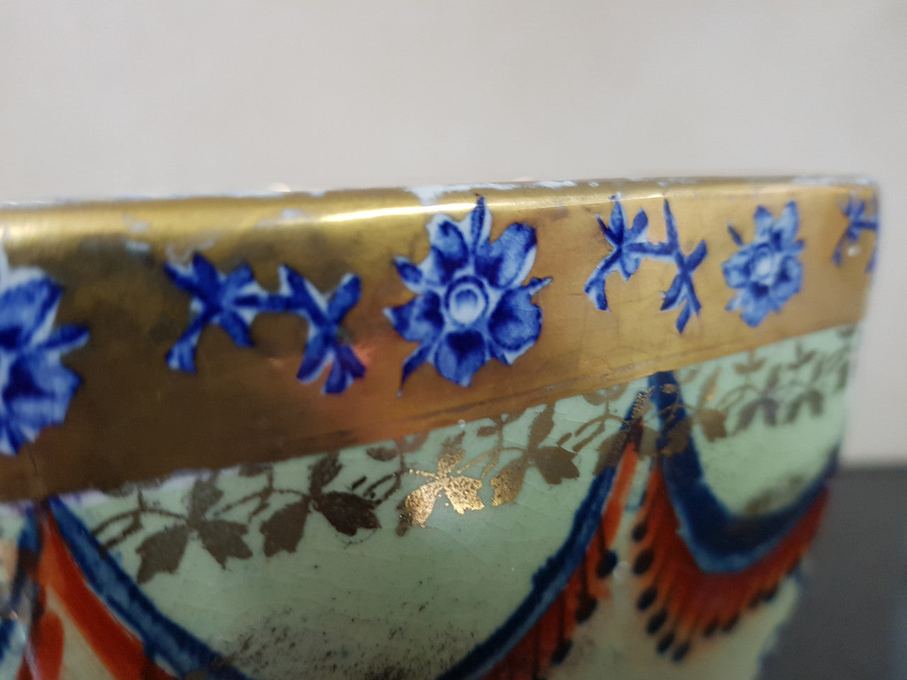 Beautiful Hand-Painted English Lustre Type Bowl | Antique & Vintage | Moonee Ponds Antiques | Australia Wide Delivery