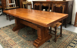 Fabulous French Stretcher Base Farmhouse Table | Antique & Vintage | Moonee Ponds Antiques | Australia Wide Delivery