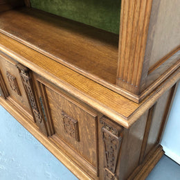 Delightful French Oak Open Shelf Bookcase