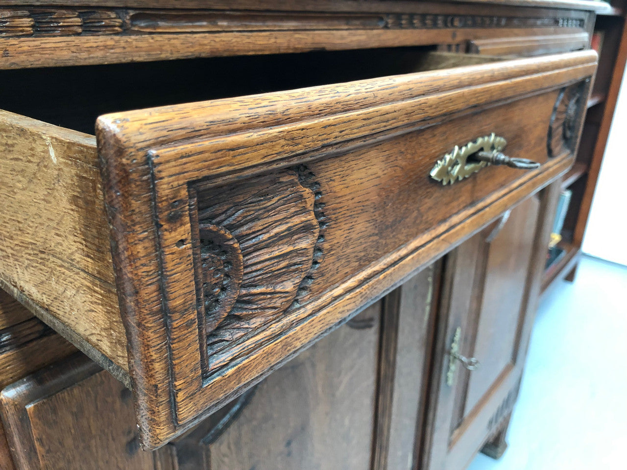 Beautiful 19th Century French Oak Buffet | Antique & Vintage | Moonee Ponds Antiques | Australia Wide Delivery