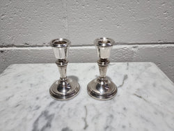Pair of Birmingham Sterling Silver Candlesticks | Antique & Vintage | Moonee Ponds Antiques | Australia Wide Delivery