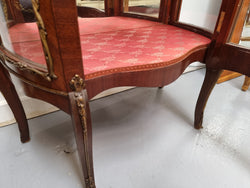 Stunning French Louis XV Style Walnut & Ormolu Vitrine | Antique & Vintage | Moonee Ponds Antiques | Australia Wide Delivery