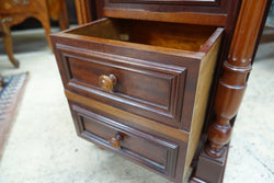 French Walnut Tall Bedside Cabinet | Antique & Vintage | Moonee Ponds Antiques | Australia Wide Delivery