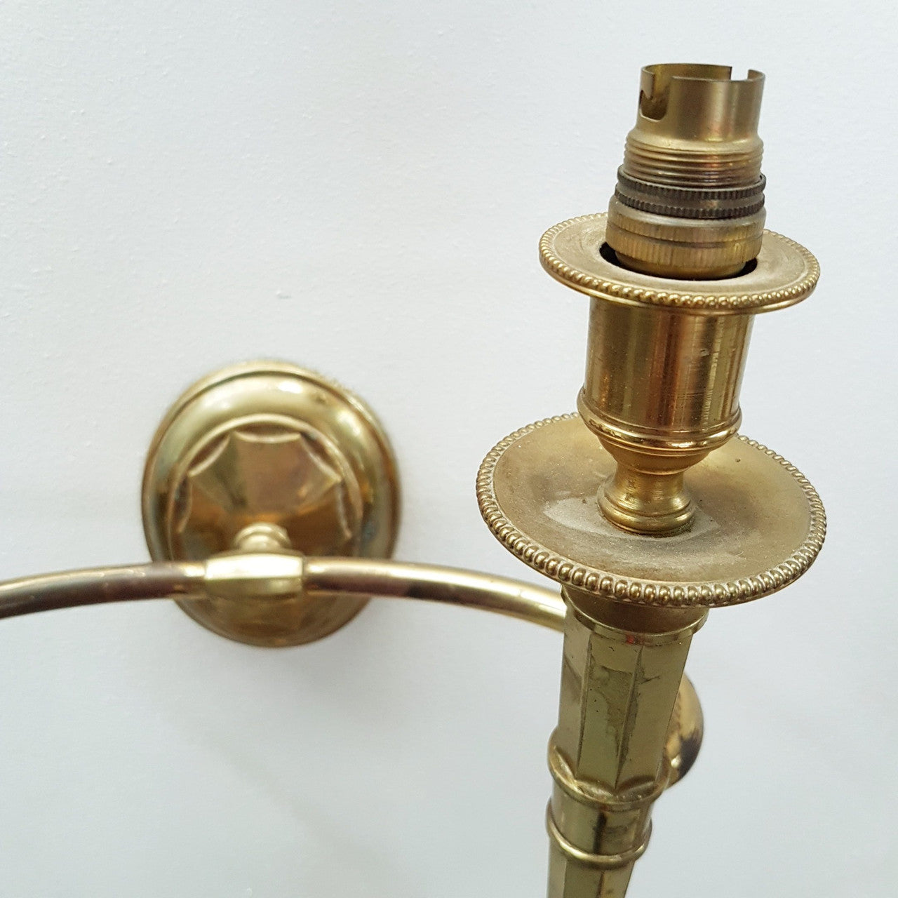 A Pair Of Brass French Empire Style Wall Lights-Sconces