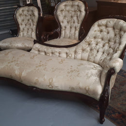 Mid Victorian Walnut Three Piece Lounge Suite