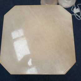 Large Vintage Italian Alabaster Pedestal